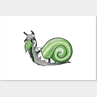 Aromantic Pride Snail Posters and Art